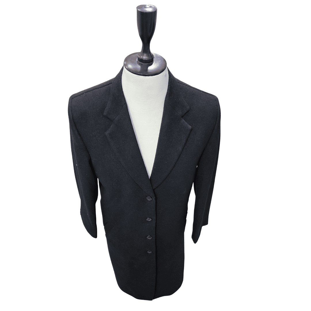 Black Long Wool Coat