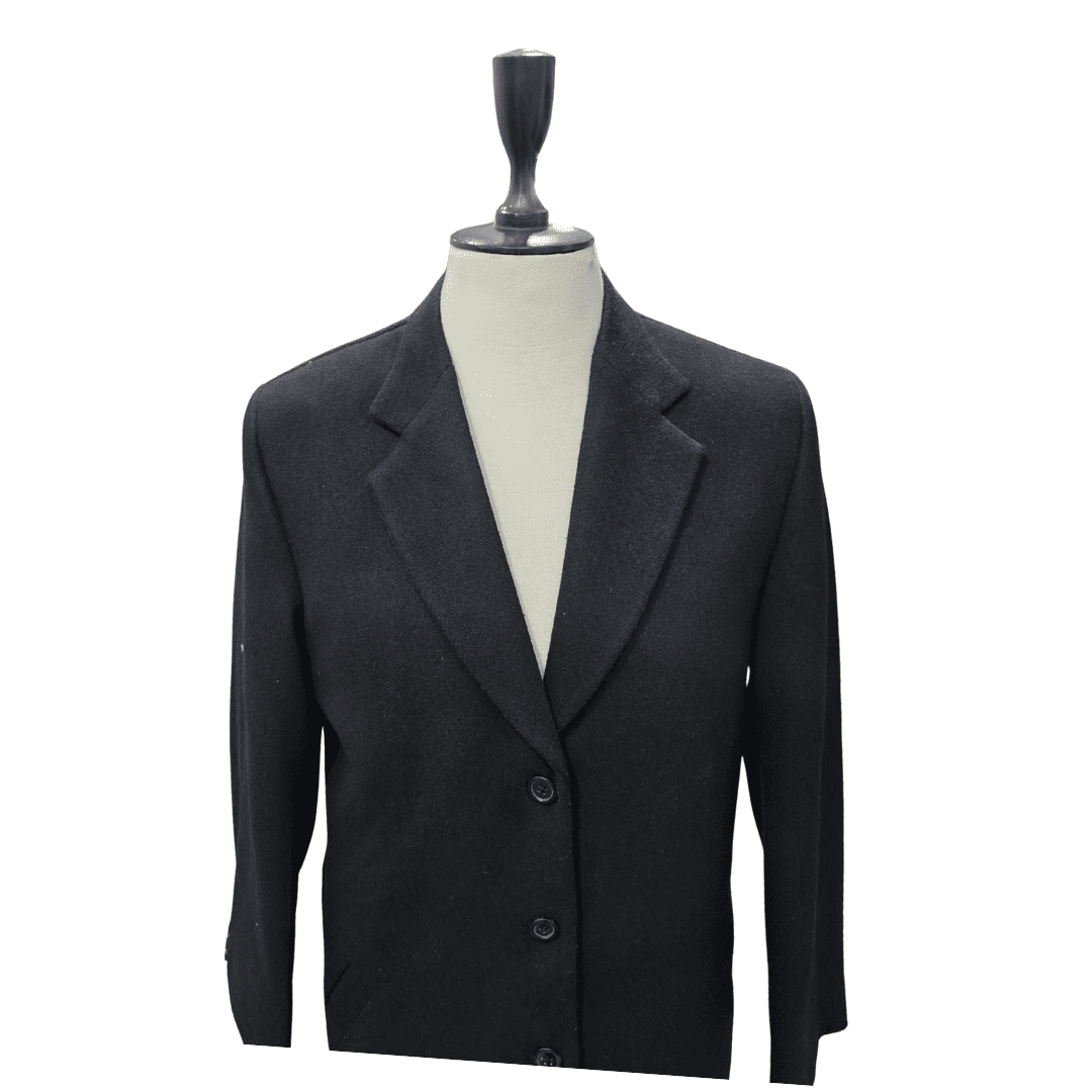 Black Long Wool Coat