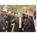 Royal Black Wedding Sherwani with Traditional Pagri Set